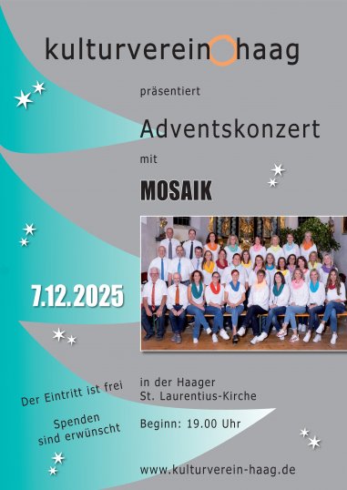 Plakat Adventskonzert 2025